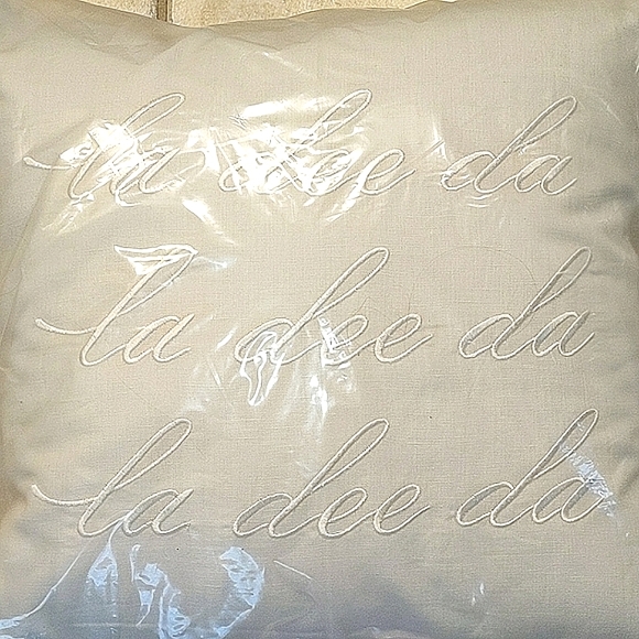 NEW Kate Spade Platinum Decorative Pillow - Picture 5 of 5